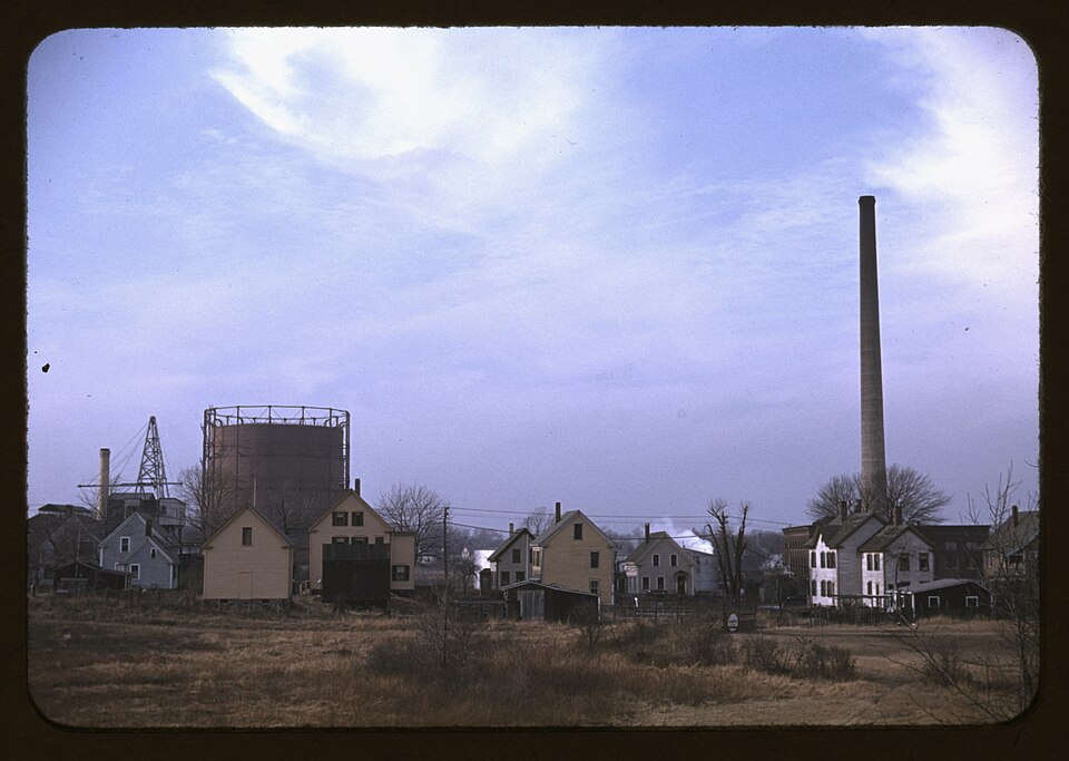 Industrial town, possibly New Bedford