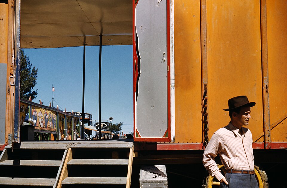 On the fairgrounds