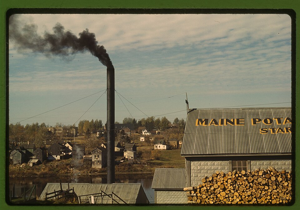 Starch factory on the Aroostook River